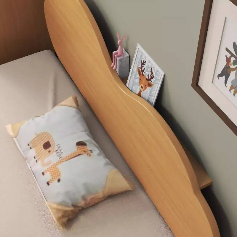 Décoration de luxe Enfants lits Normal pas cher Simple unique personnalisé Enfants lits en bois Design moderne Lit Pour Enfants meubles maison