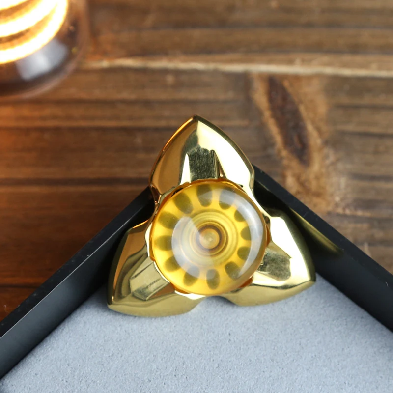 Drei-blatt Hand Spinner Finger Spinner Fingertip Gyroskop Büro Stress Relief Spielzeug Fidget Spinner Desktop Spielzeug Erwachsene Geschenke