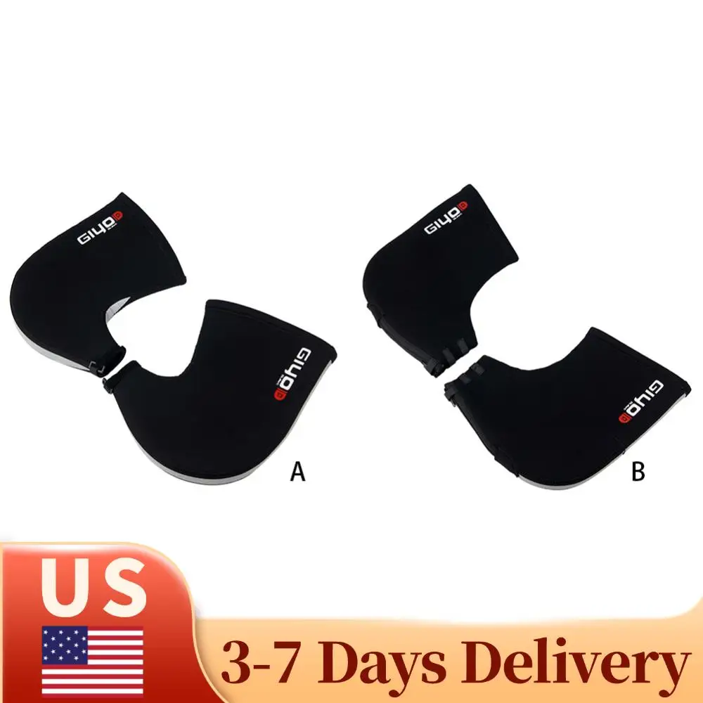 

Bike Handle Cover Windproof Bike Handlebar Mittens Cold-Proof Thermal Bike Bar Covers with Reflective Strap for Cycling Riding