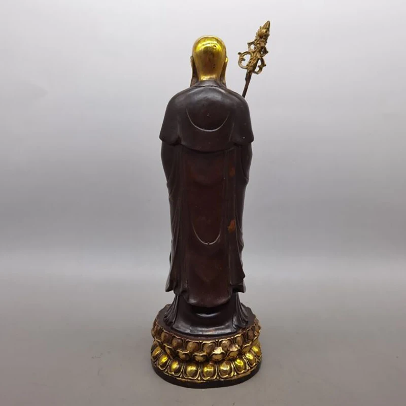 Gilt underground treasure furniture, living room ornaments, copperware collection, copper Buddha statues, worship decorat