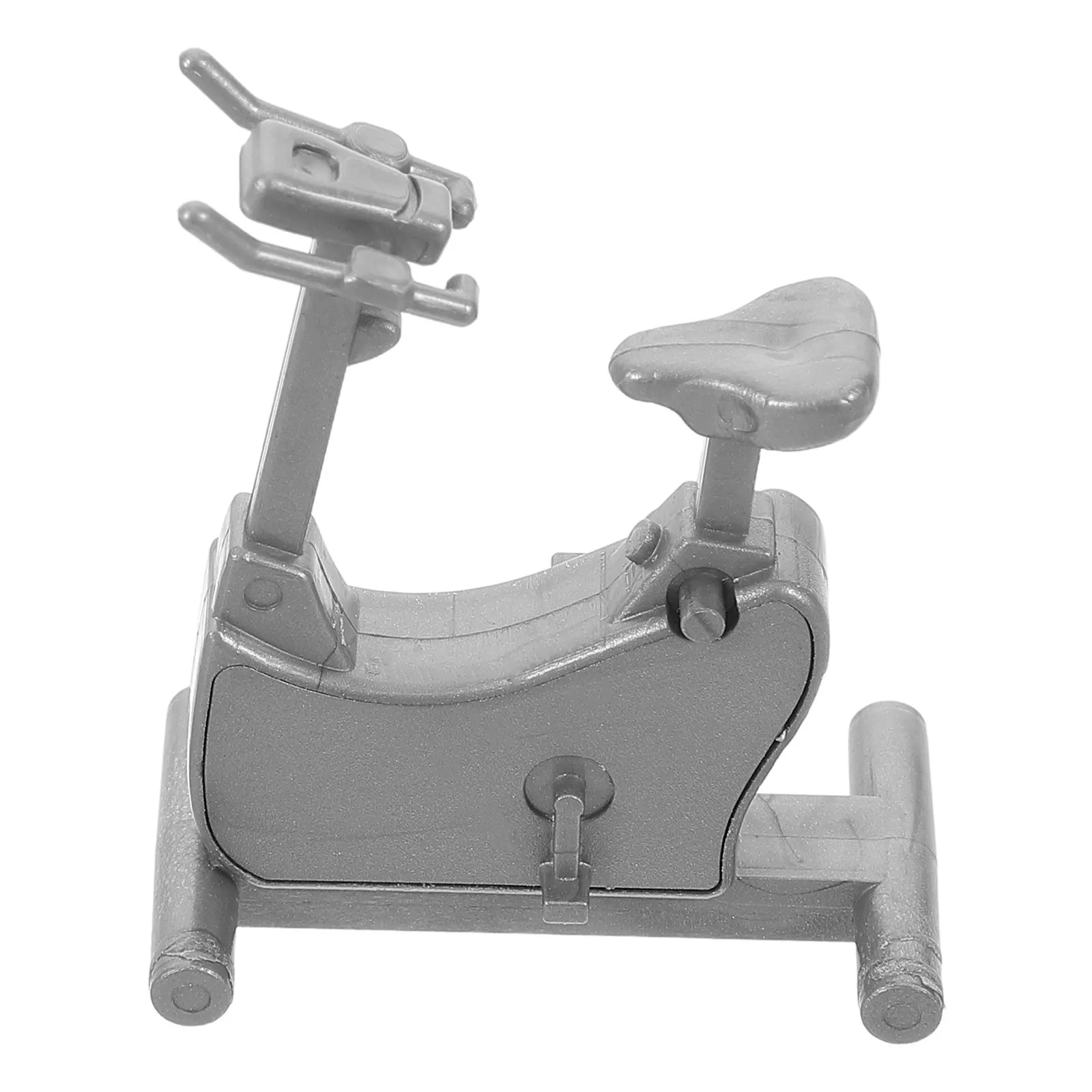 Miniature Cycling Equipment for Dollhouse Gym Setup 1:20 Scale Realistic Mini Pedal Bike Compact Fitness Decor Small Indoor