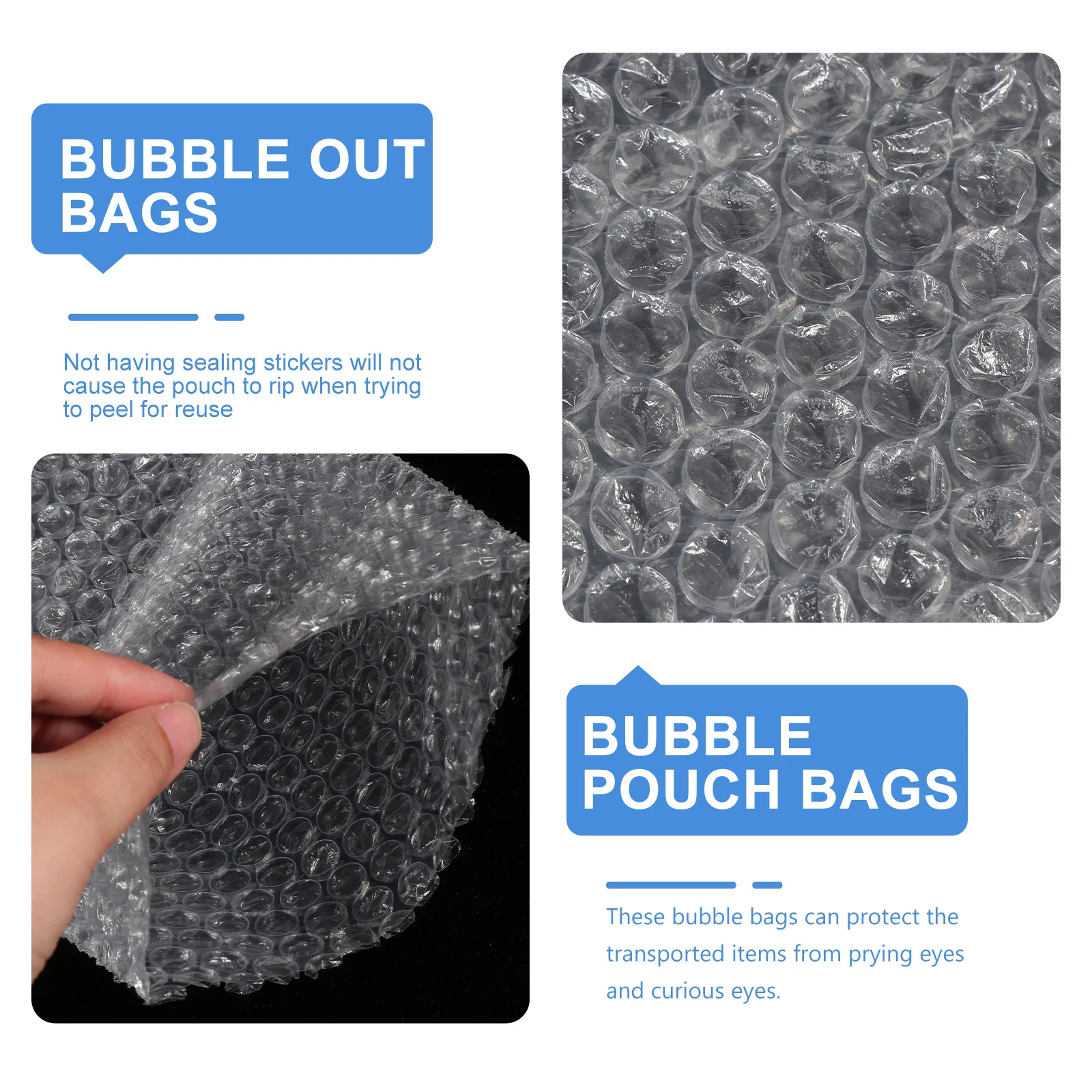 100 قطعة من أكياس البريد المخصصة للحماية من التكلفة الشحن المنخفضة بدون أكياس ملصقات الختم #4