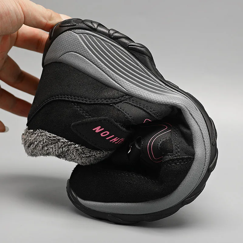 Winter Snow Warm Hiking Shoes for Men Couple Shoes Hard-Wearing Running Sneakers Men Masculino Shoes for Women Free Shipping