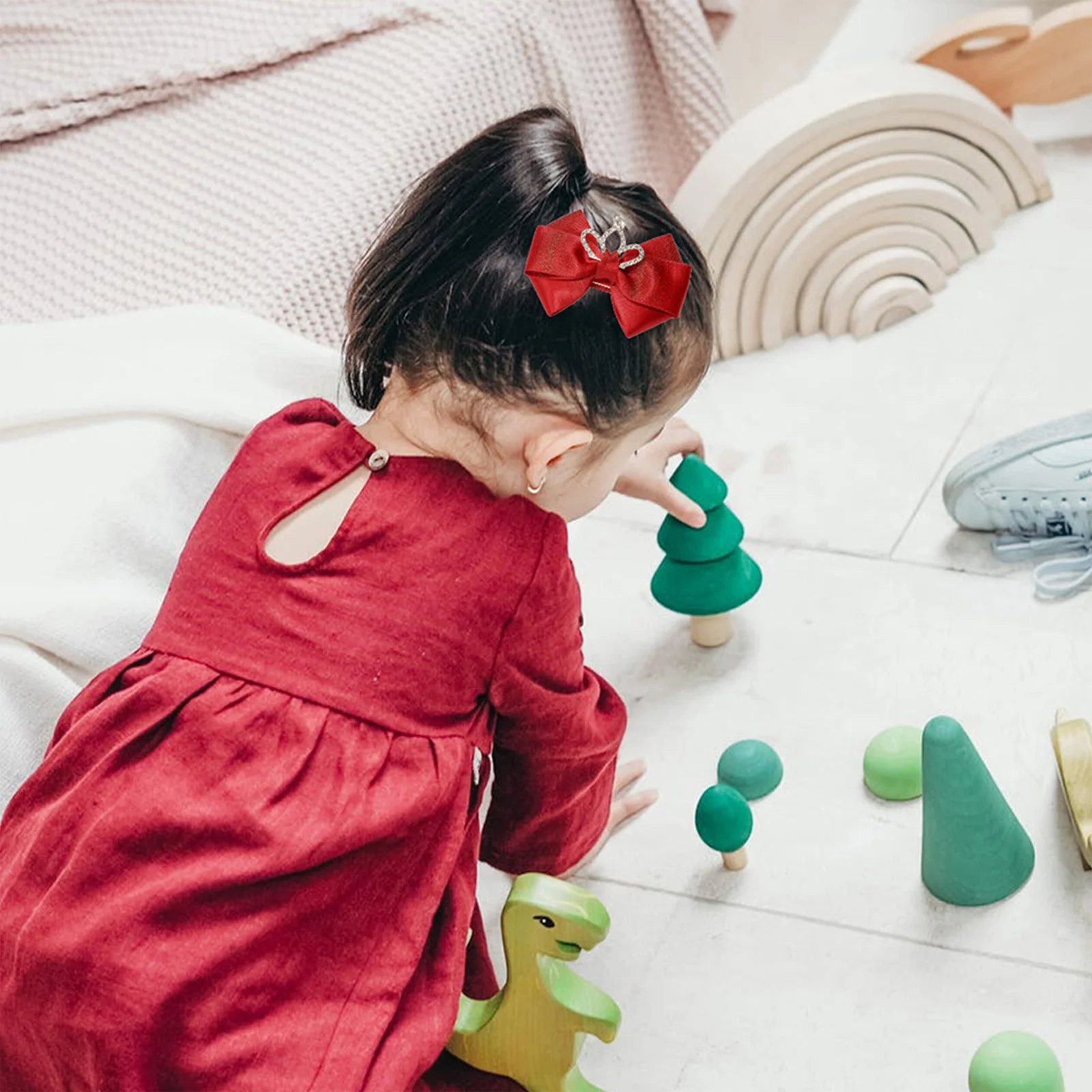 3 قطع دبوس شعر على شكل فيونكة، مشابك شعر ملونة مبتكرة للفتيات، إكسسوارات شعر أنيقة، ديكور مناسب للاستخدام اليومي لحفلات الزفاف