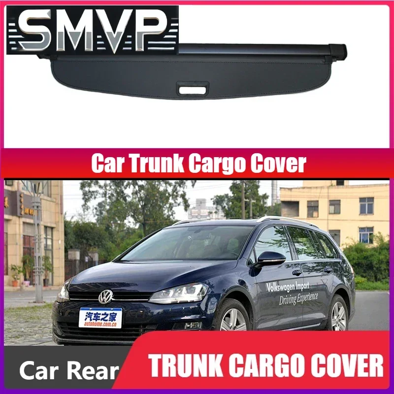 Крышка багажника автомобиля для Volkswagen Golf Alltrack WAGON 2013-2019, защитный щиток, задняя занавеска для багажа, перегородка, конфиденциальность