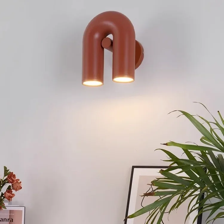 

Nordic Modern Minimalist U-shaped Iron Chandeliers Sample Room Bedroom Restaurant Art Pendant Lamp LED Designer Lighting Decor