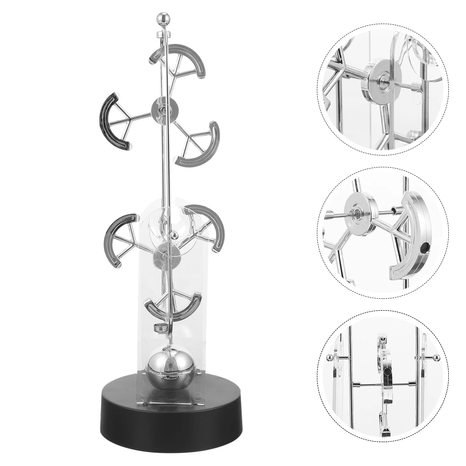 

Decoration Astrometer Ornaments Continuous Motion Desk Toy Perpetual Machine Household Ball Silver Toys Office