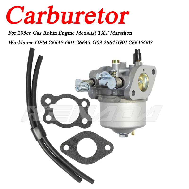 

Carburetor For 295cc Gas Robin Engine Medalist TXT Marathon Workhorse OEM 26645-G01 26645-G03 26645G01 26645G03