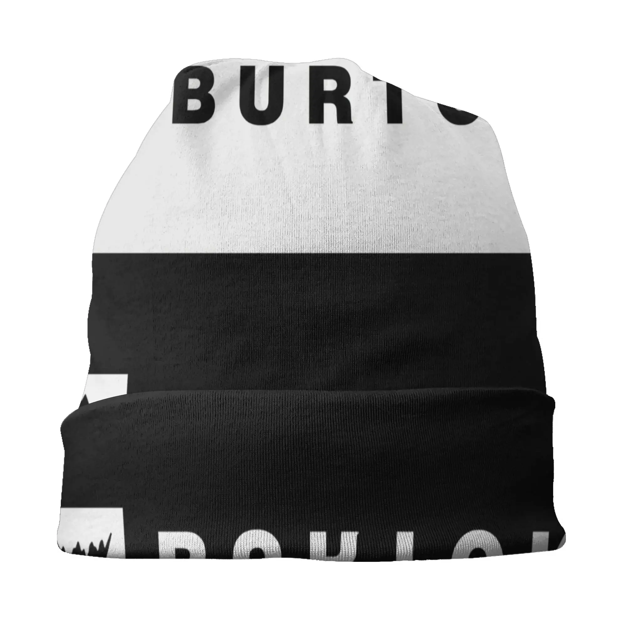 Burtones Mountain Arrow Snowboard Bonnet Hats  Fashion Knitted Hat For Women Men Warm Winter  Skullies Beanies Caps