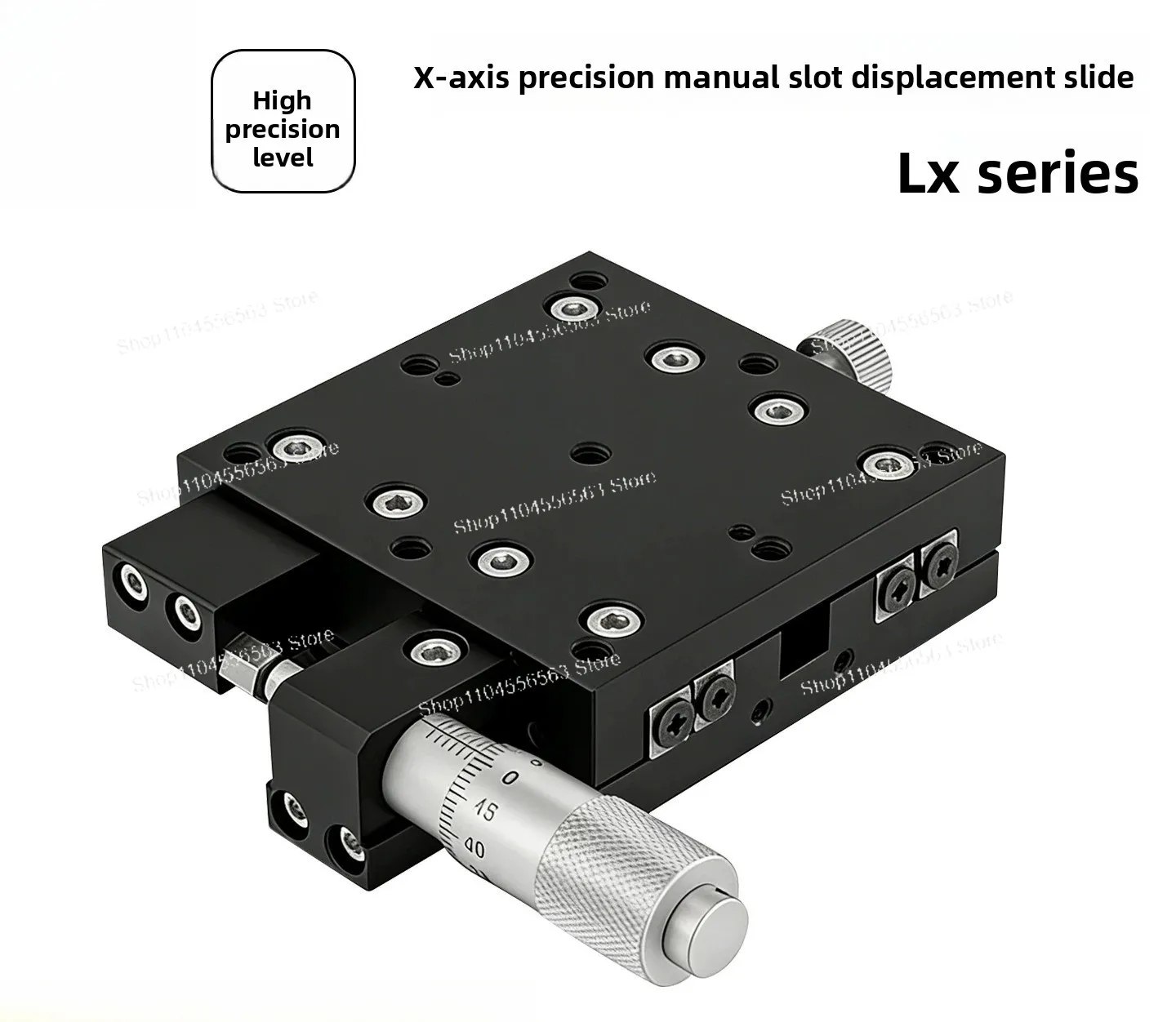 X-axis platform Manual displacement Optical precision fine-tuning One-dimensional moving translation slide LX40/60/80/90/125