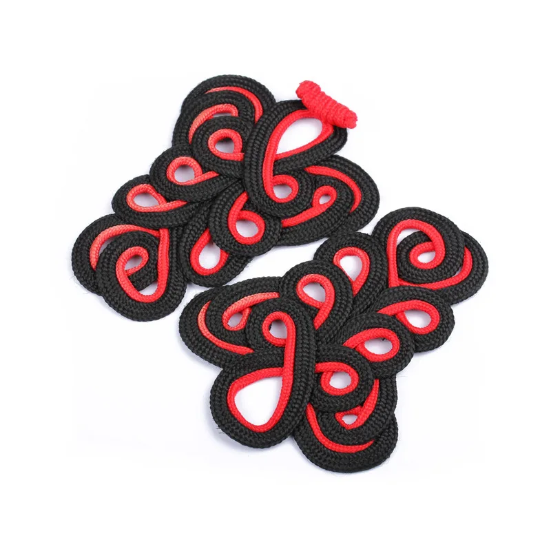 Large Handmade Chinese Knot Buttons Frog Closure Fastener Button for Cheongsam Sewing Crafts DIY Wedding Card Invitation