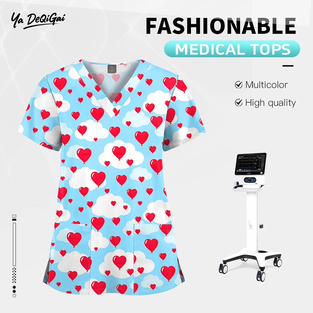 uniforme-de-enfermagem-com-manga-curta-e-decote-em-v-camiseta-estampada-elastica-e-respiravel-uniforme-medico-para-mulheres-e-homens