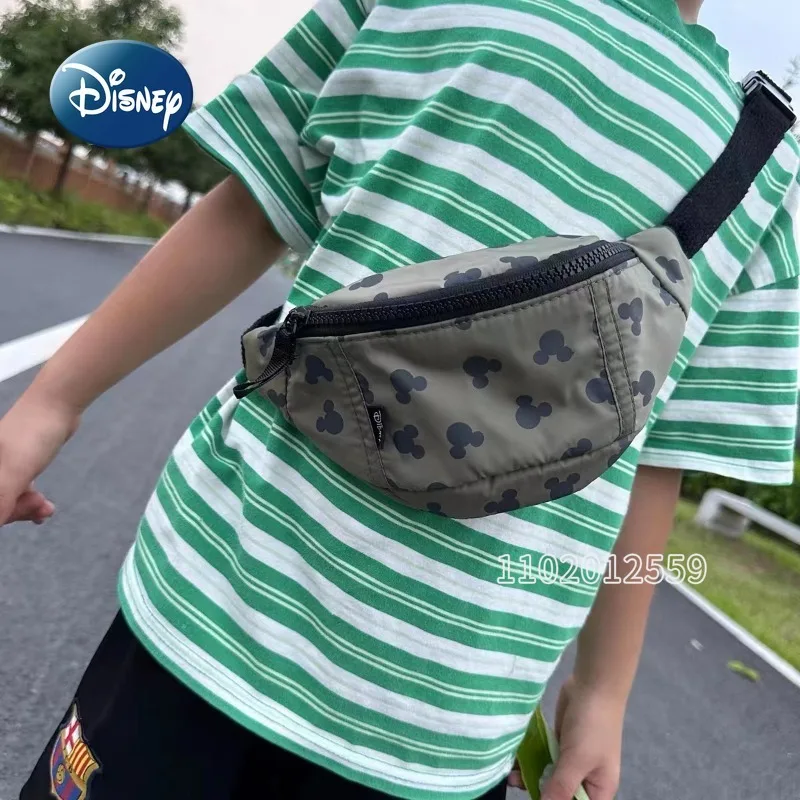 Disney-Sac banane de dessin animé pour enfants, sac de poitrine mignon, mini sac pour enfants, marque de luxe originale, haute qualité, nouveau