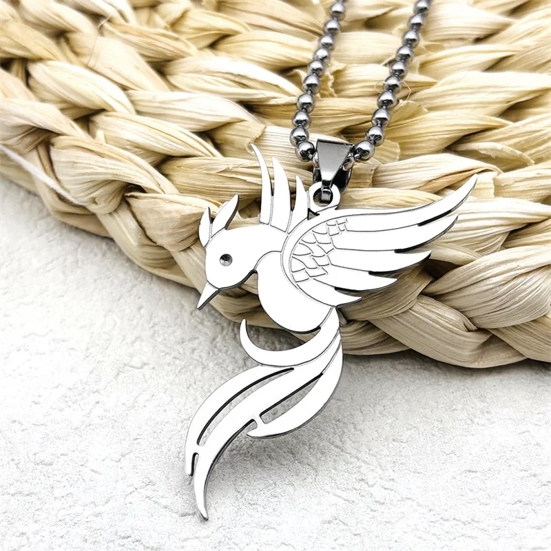 Love Hummingbird Car Keychain for Women Men Stainless Steel Silver Color Love Family Cherish Car Hanging Decoration Jewelry