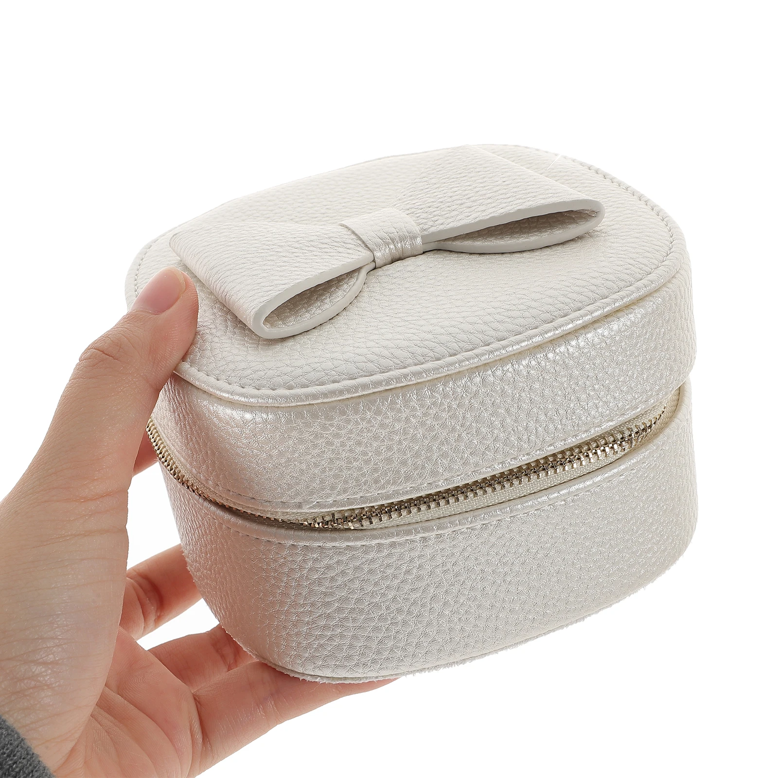 

Premium Organizer Box Lightweight Travel Jewelry Case With Mirror For Women Girls Portable Storage Earring Necklace Bracelet