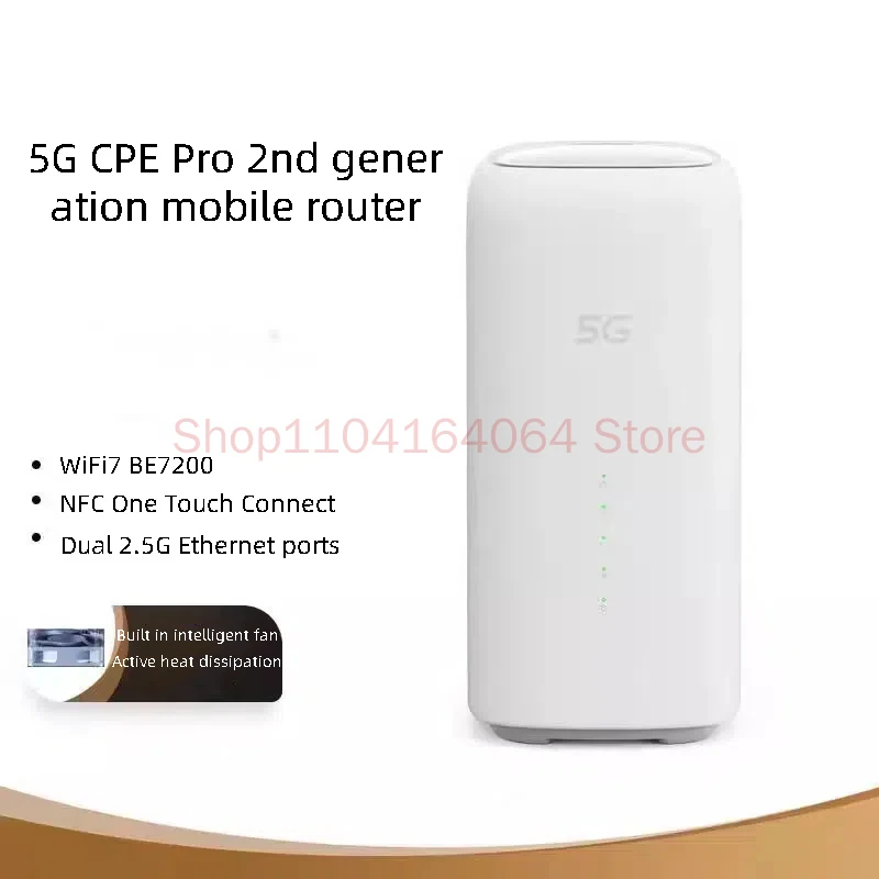 FiberHome 5G CPE Pro2 Mobile Router Card Insertion for WiFi 7 Gigabit LG6851F International Version Supports Modifying IMEI