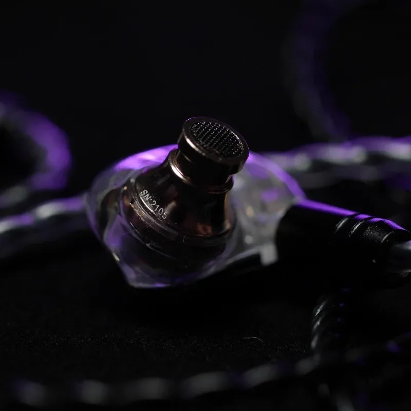 ZYNEX أصل سماعات الألعاب في الأذن الحيوية الألياف الحجاب الحاجز جودة صوت عالية 3.5 مللي متر الألعاب السلكية HIFI سماعات 0.78 مللي متر 2pin #4