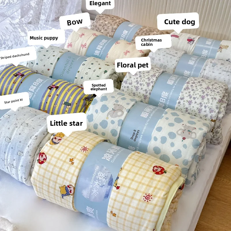 

Blankets 6 Layers 100% Cotton Gauze Breathable Infant Wrap Soft Absorbent Newborn Swaddle Blankets Cartoon