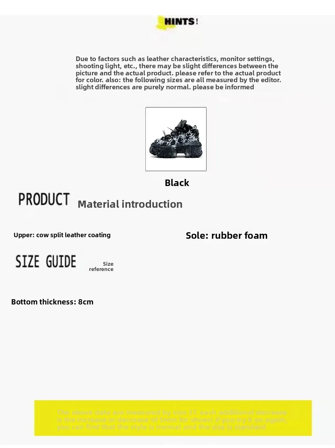 2025 Retro Heavy Metal Platform da uomo e da donna Graffiti Punk Muffin Rivetti Scarpe da papà con altezza crescente