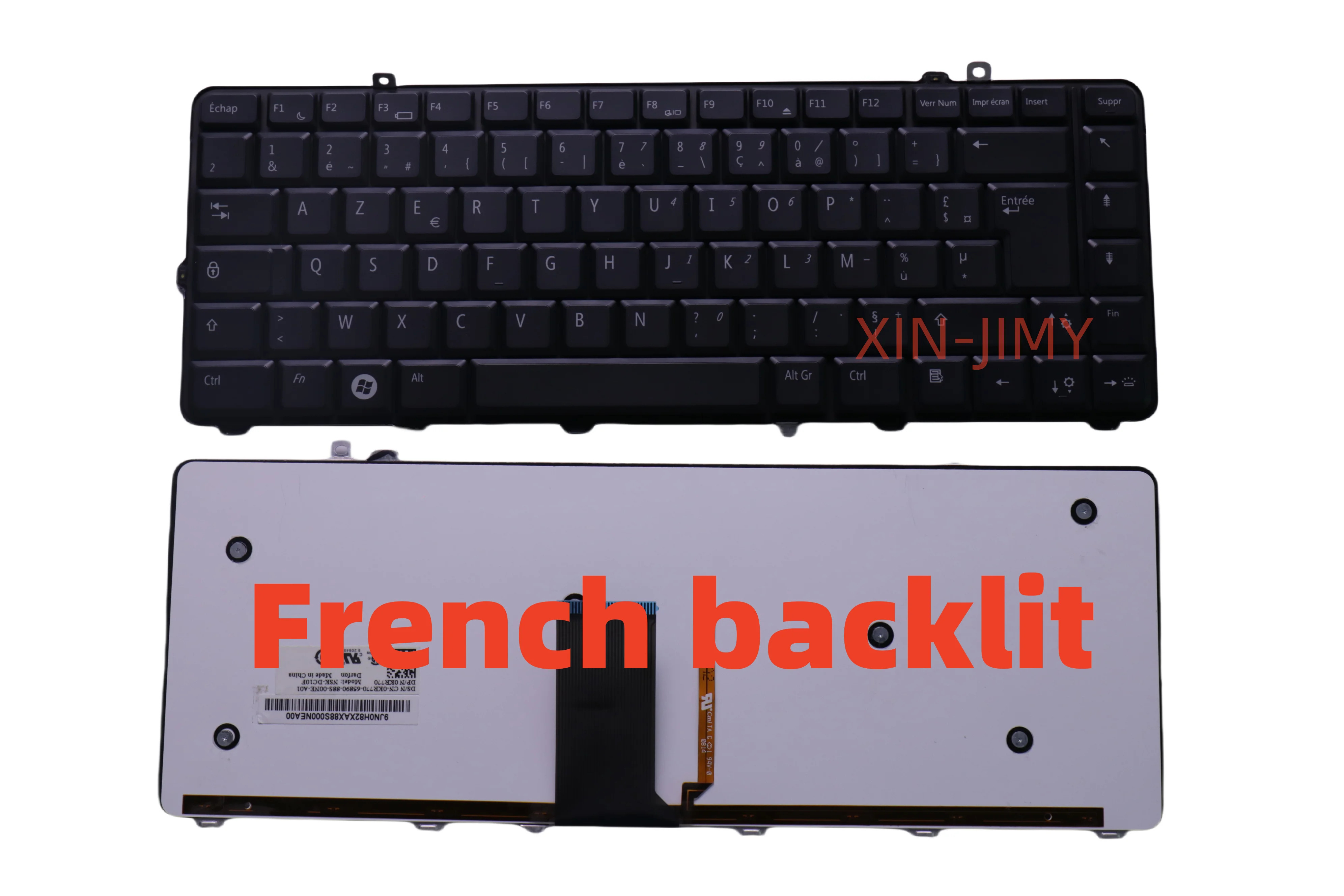 

New French Laptop Backlit Keyboard For Dell Studio 1535 D1535 1531 1536 1537 1435 1555 PP39L PP24L 1557 1558