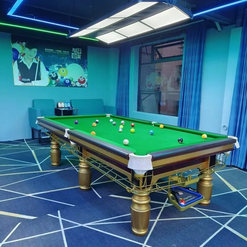 Commercial steel pool pool table wholesale American billiards table indoor domestic billiards
