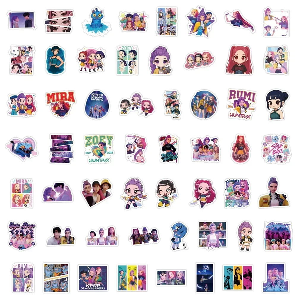 55/110 Stück Anime Mädchen Lumi Mila Zoi Hexenjäger Aufkleber Wasserfest Ästhetisch Y2K DIY-Sticker für Laptop Wasserflasche Handyhülle – Detail 7