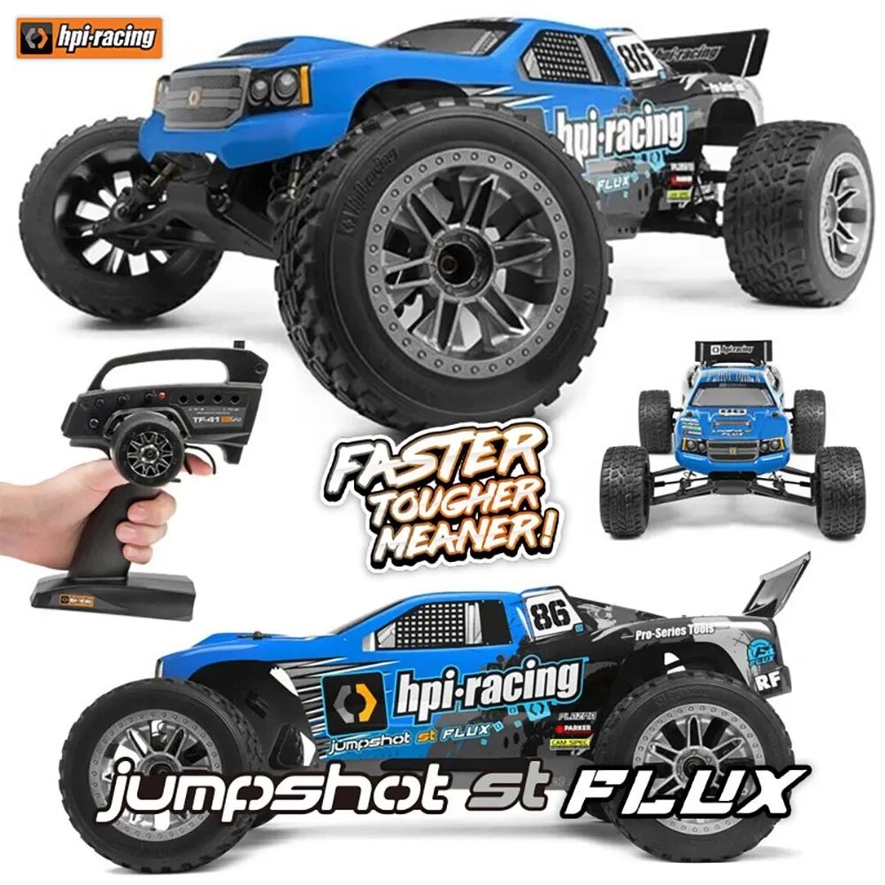 

HPI RACING 1/10 Jumpshot ST Флюс 160032 2WD RTR RC электрическая модель с дистанционным управлением автомобиль Monster Truck взрослые детские игрушки