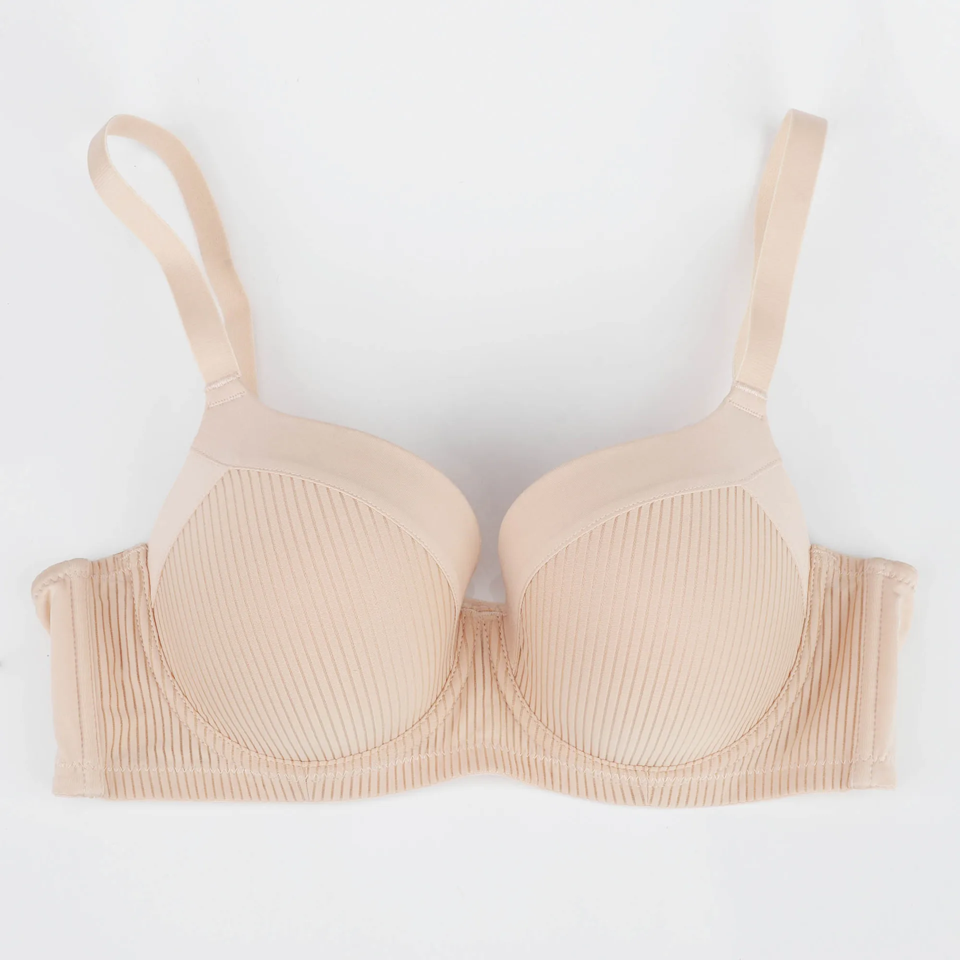 플러스 사이즈 여성용 푸시 업 티셔츠 브래지어 언더 와이어 여성 가볍게 패딩 지원 란제리 75 80 85 90 95 B C D E F