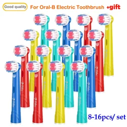 Replacement Brush Head For Oral B Toothbrush Pack of 8/16pcs Extra Soft Bristles Fits for Electric Braun Sensitive Brush Heads