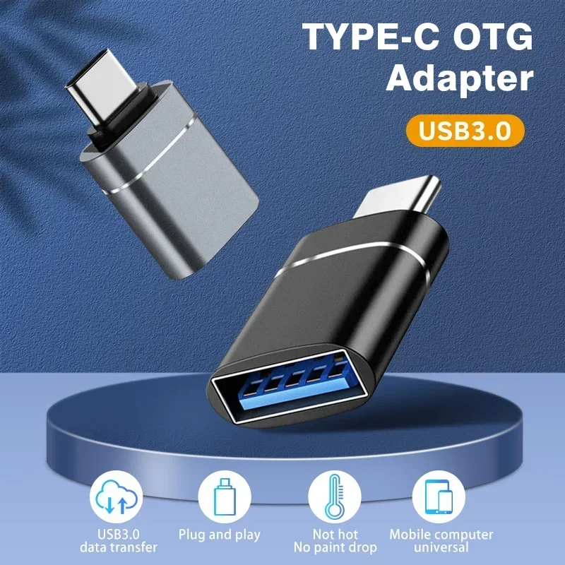 USB 3.0 to Type C Adapter 3.0 Female OTG Converter for Macbook 13 Xiaomi Samsung Oneplus Huawei Xiaomi Mobile Phone Accessories