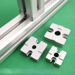303040404545 Aluminum Profile End Connection Plate Vertical Fixed Connection Block End Connector One-Word Docking