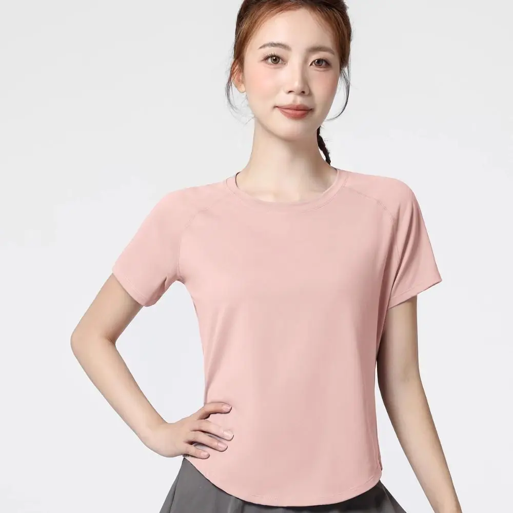 Short-Sleeved Professional Running Colothes Quick-Drying Material Lightweight Fitness Clothes Comfortable Fit Breathable Fabric