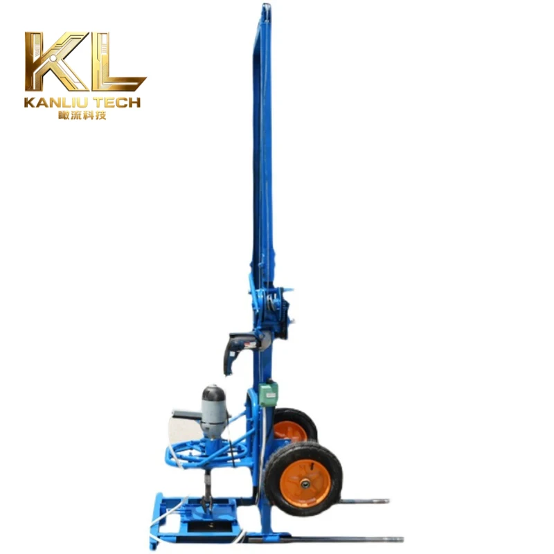 Household 2200W Small Well Drilling Machine Agricultural 3 Dimensional Saw Rack Drilling Equipment 30M/40M/50M