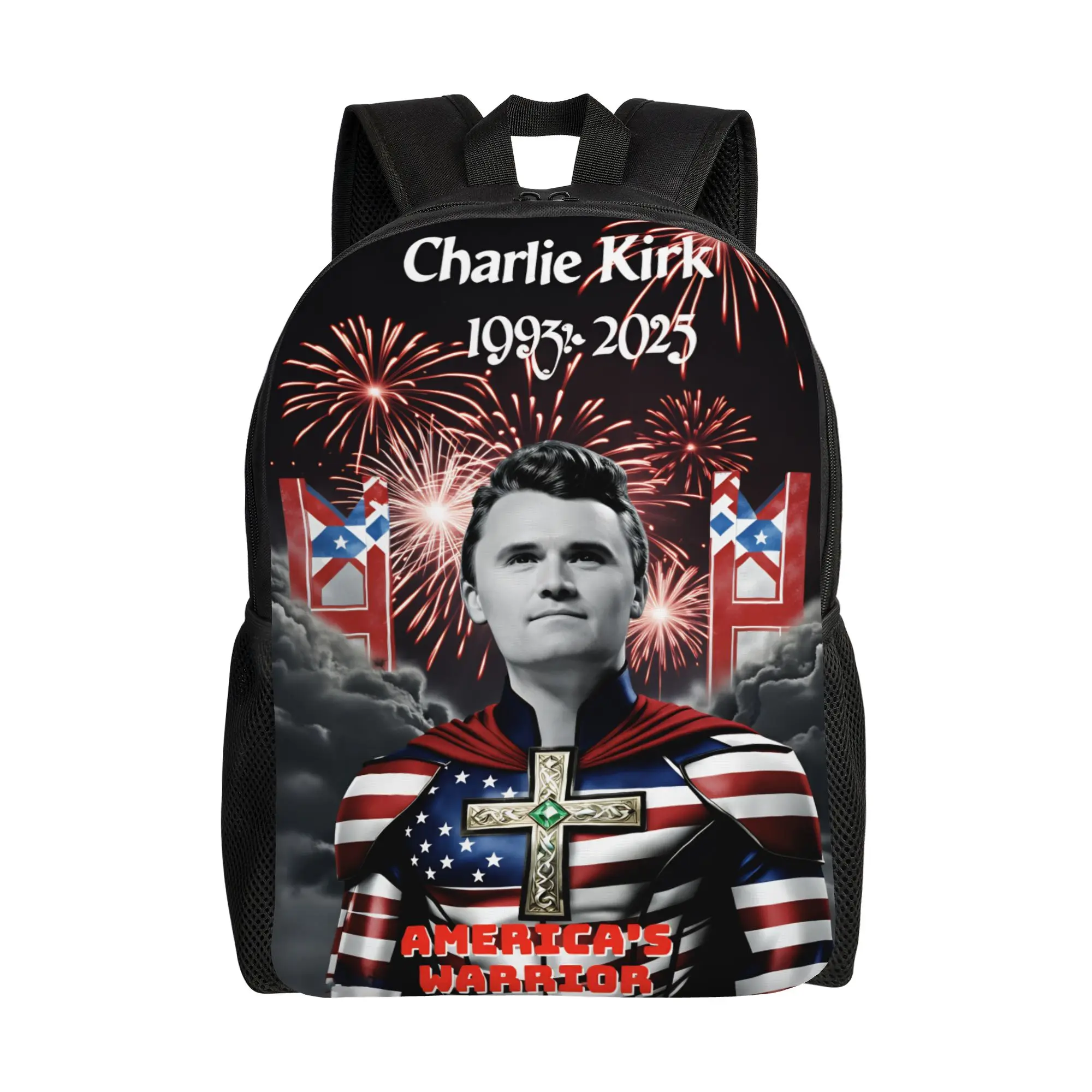 Rest in Peace Charlie Kirk Legends Backpack  Trekking Backpacks Male Elegant School Bags Designer Lightweight Rucksack