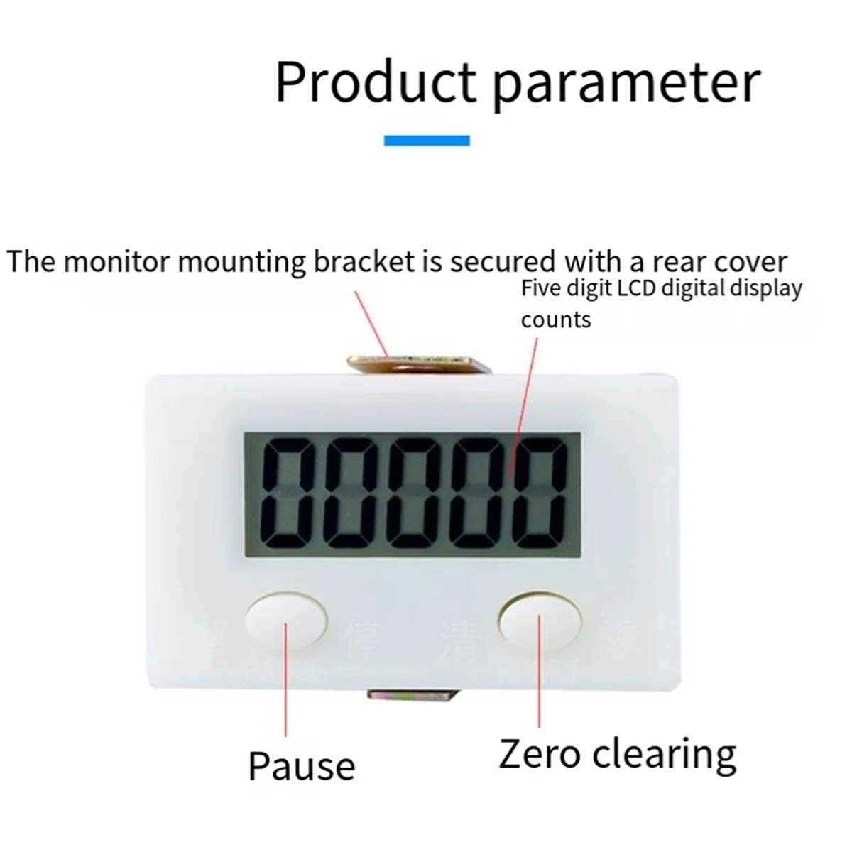 Electronic Digital 5 Display Counter Proximity Industrial Sensor Switch Punch Counter Automatic Induction Counter Meter