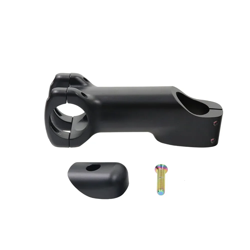 Kocevlo Bicycle Stem 28.6-31.8mm Aluminum Internal Cable Routing Stem with Spacer Road Handlebar Stem Bike Parts