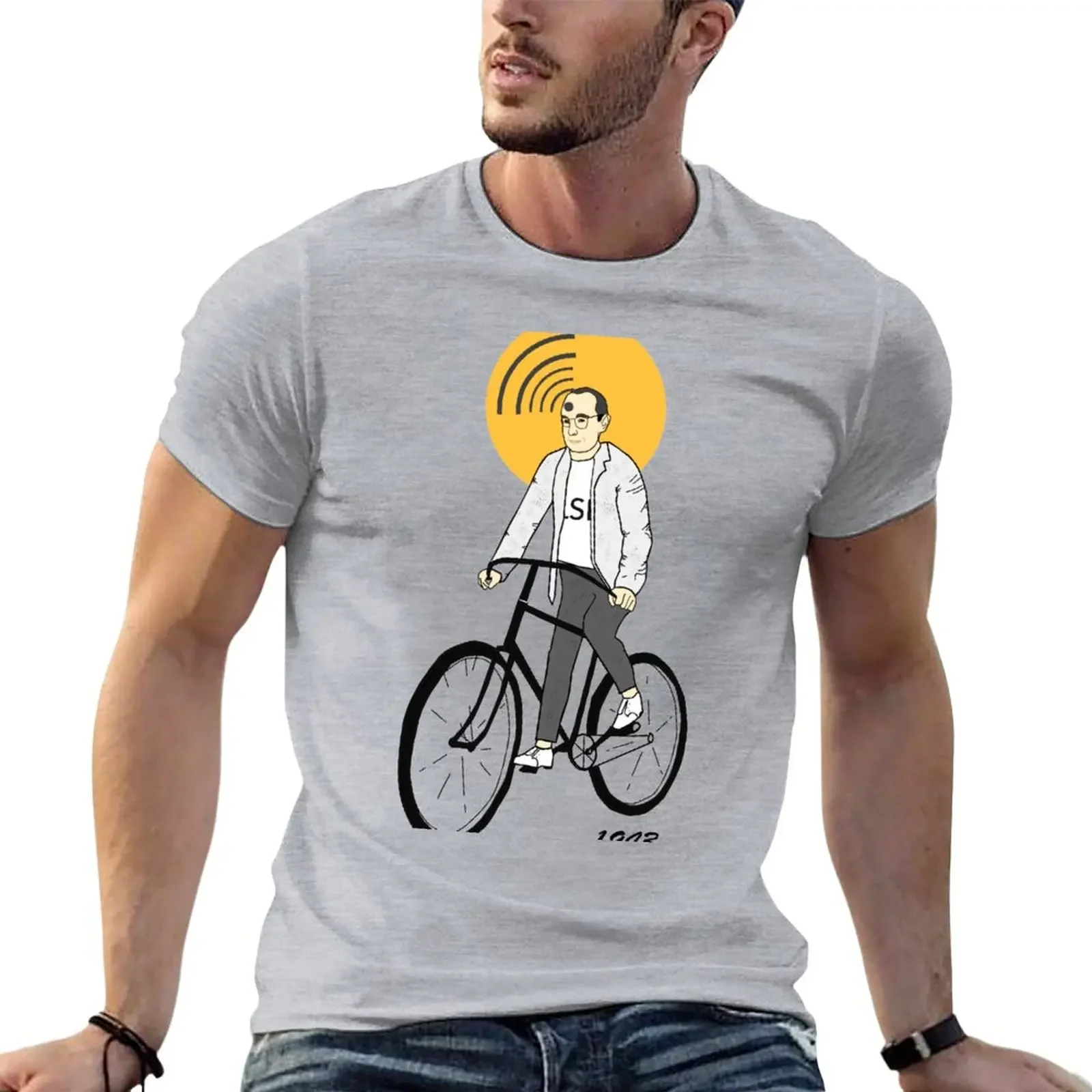 Summer Tops Mens Tall T Shirts New Hoffman Bicycle Day T-Shirt Oversized T Shirts Black Men Clothing Graphic Harajuku Oversized