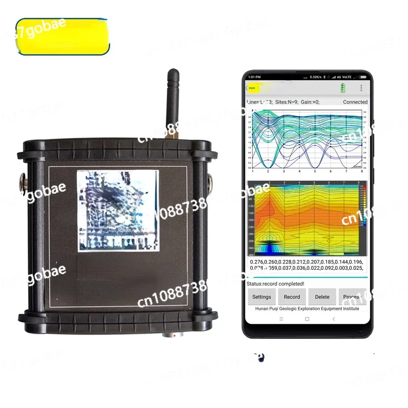 M400 Mobile App Geophysical Equipment 400m Underground Water Well Drilling Fresh Ground Water Detector