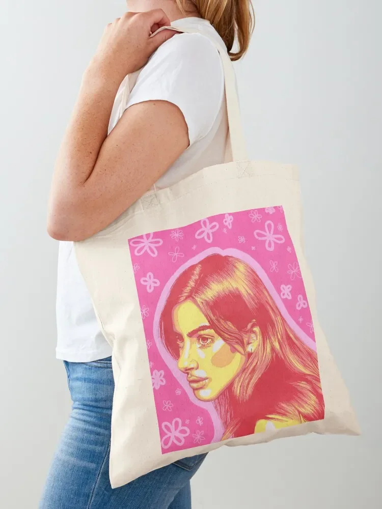 

Flower Power Tote Bag reusable grocery bags tote bag canvas Handbags women Shopper bag