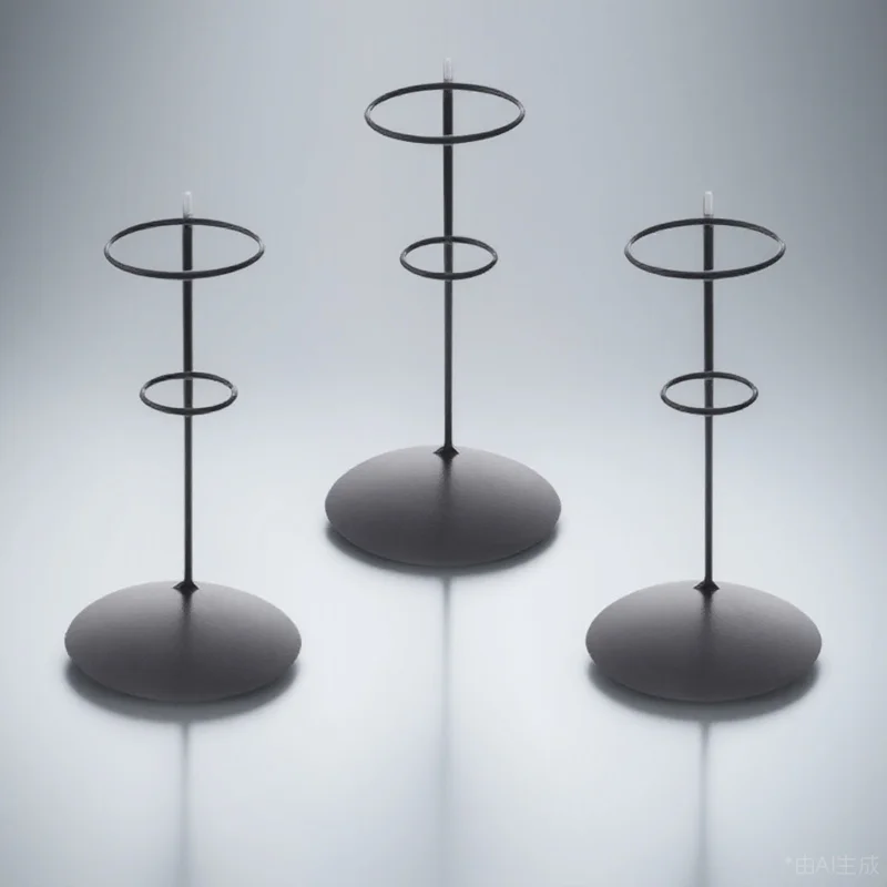 

3pcs Ice Cream Holder Metal Cone Stand Egg Cone Display Rack For Dessert Party Baking Supply Ice Cream Support Display Stand