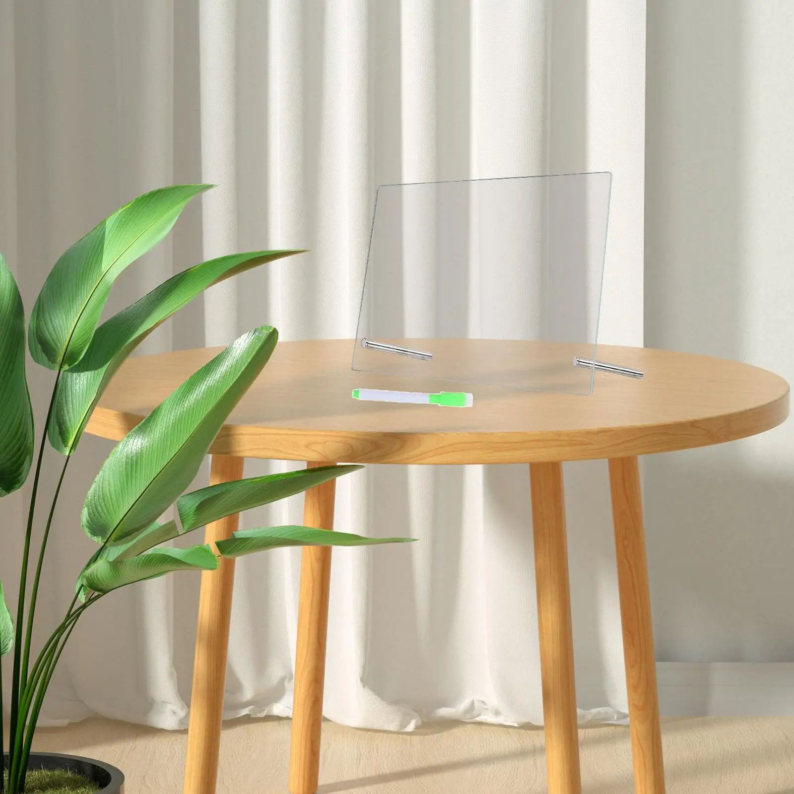 Clear Acrylic Dry Erase Board Desktop Memo Planner Note Writing Board Home Office Multi Function St ing Whiteboard