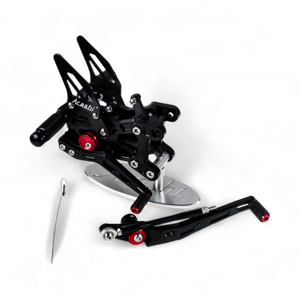 دراجة نارية CNC قابل للتعديل الخلفية مجموعة Rearsets مسند القدمين مسند القدم لهوندا CBR1000RR-R-SP 2021-2025 #2