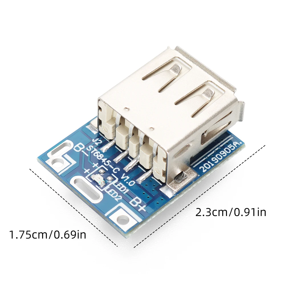 5V Boost Converter Step-Up Power Module Lithium Battery Charging Protection Board LED Display USB For DIY Charger 134N3P DIY Ele