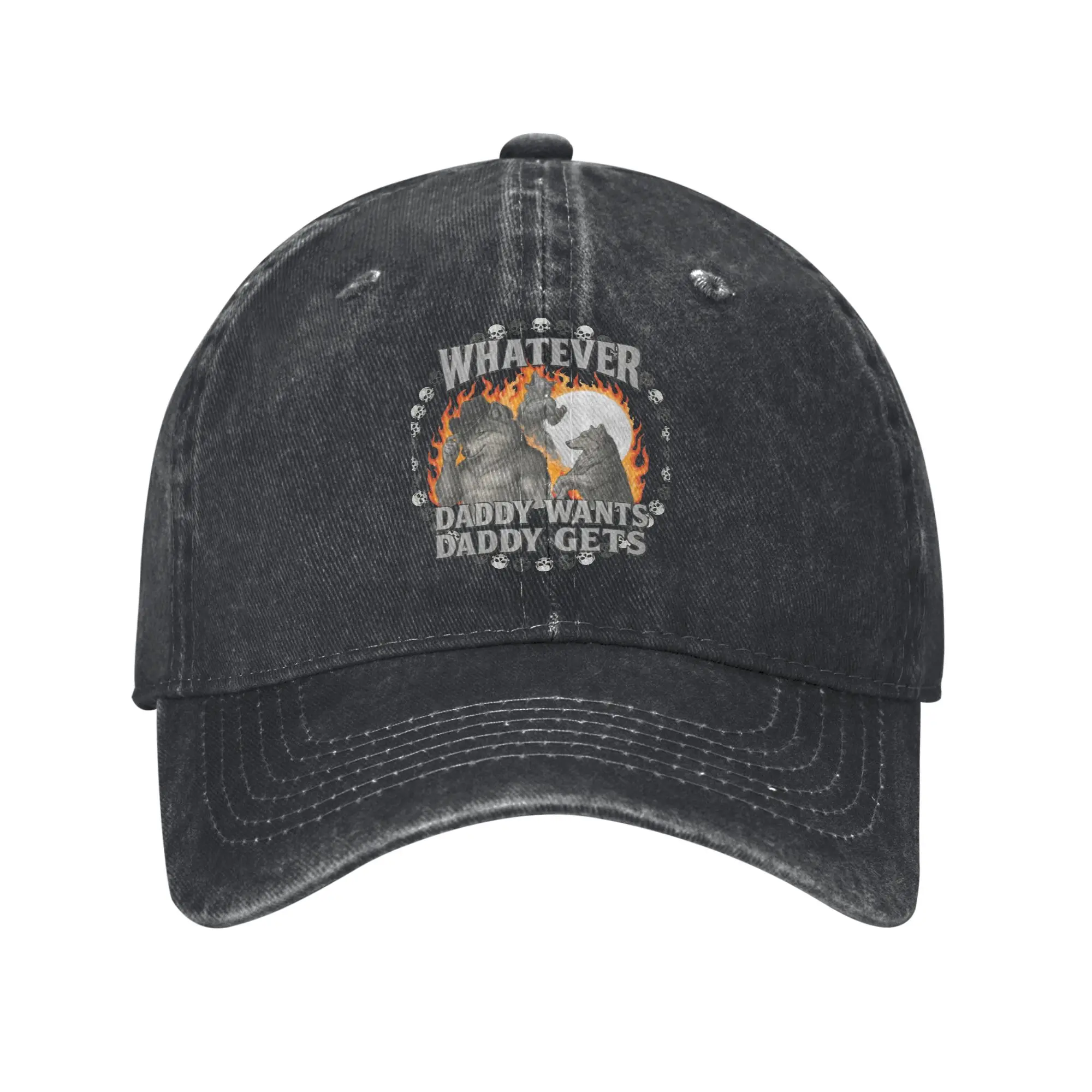 Men Women Whatever Daddy Wants Daddy Gets  Caps Headwear Baseball Cap Vintage  Trucker Hat Adjustable
