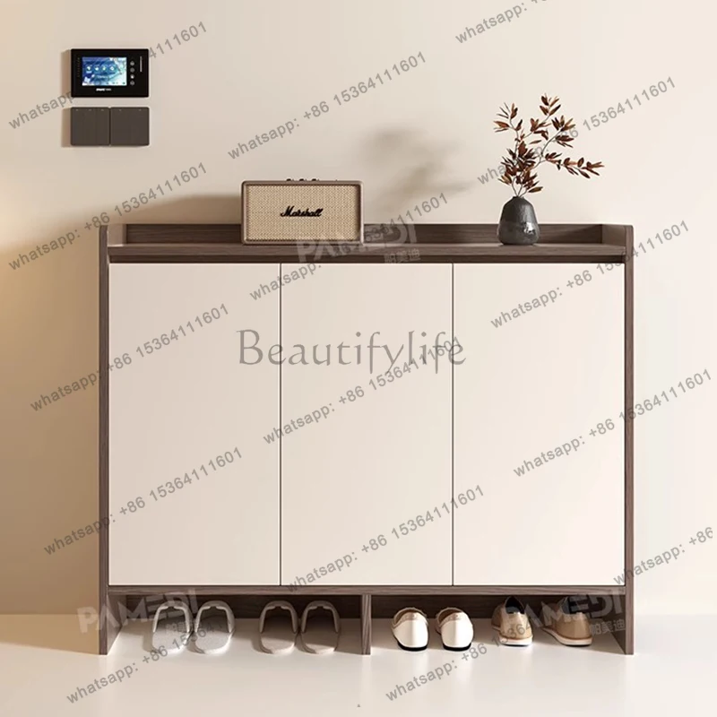 

Мобильный органайзер для обуви, деревянный шкаф-витрина, дизайнерский роскошный бокс для обуви, полка для тапочек, мебель для прихожей