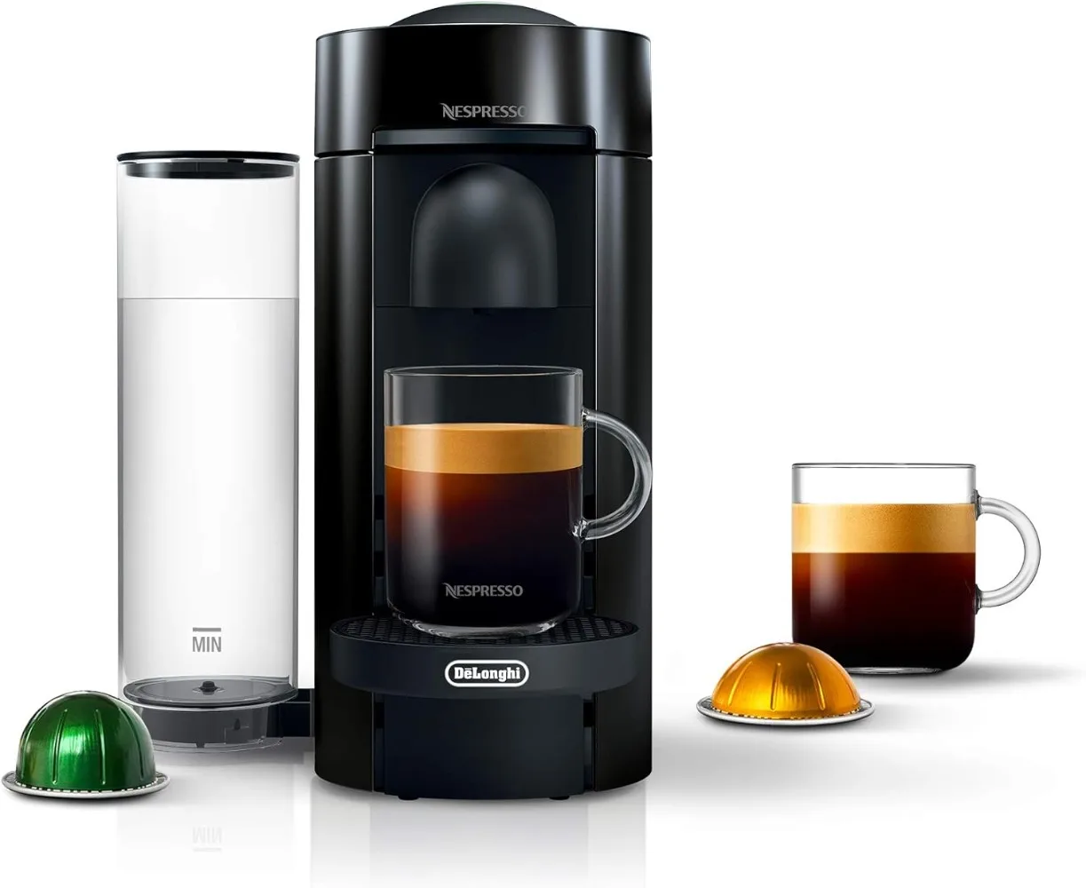 De'Longhi Nespresso Vertuo Plus Coffee and Espresso Machine by De'Longhi,8 oz, Ink Black