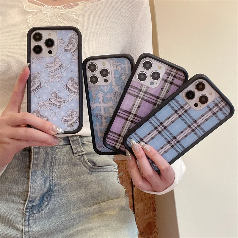 Wildflower 3D Cross Skating Shoes Phone Case for iPhone 16 15 14 13 12 17 Pro Max Plus Air 17pro cloth WF Cute Cover Funda