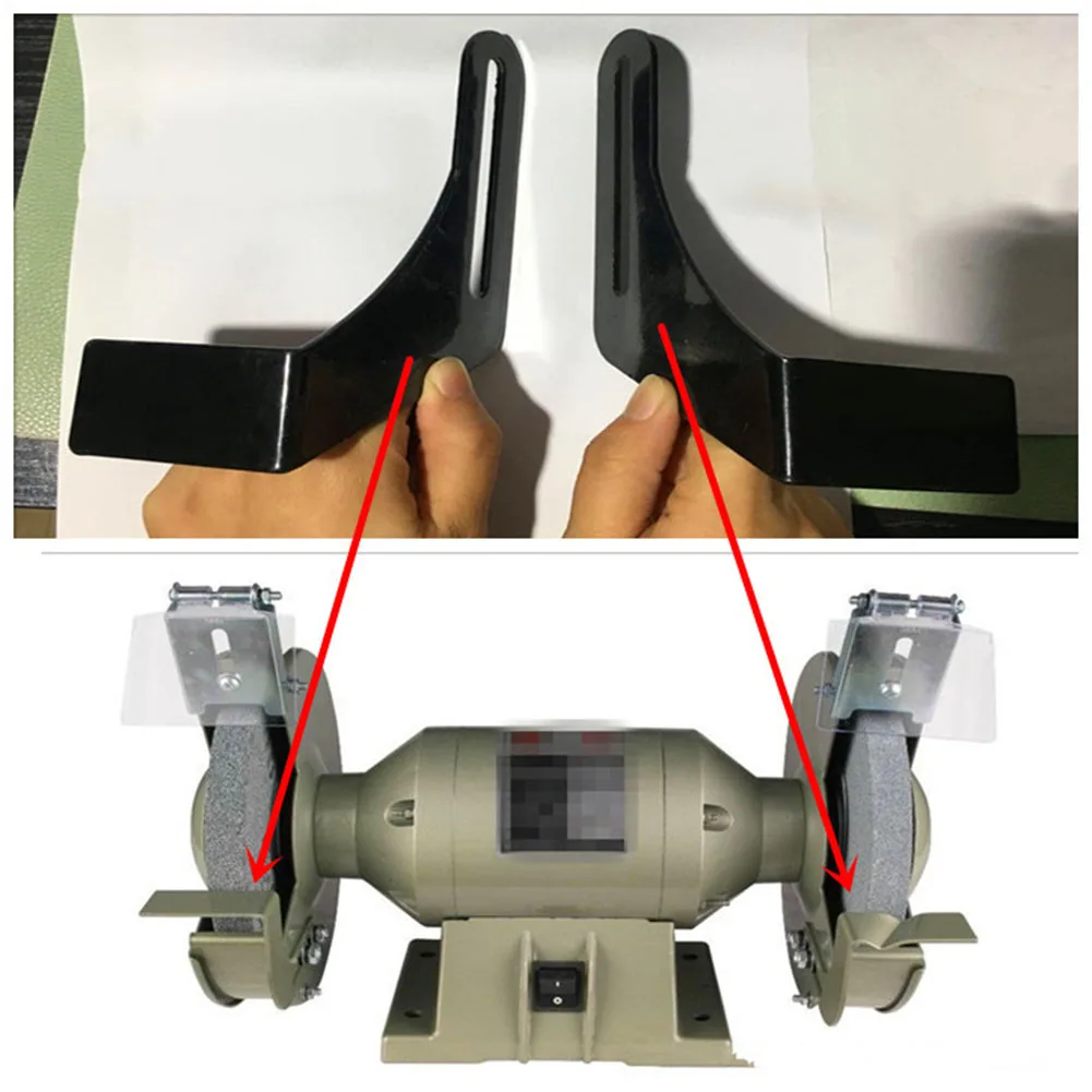 Imagem -02 - Backing Plate para Bench Grinder Splint Peças de Reposição Desktop Moagem Lixadeira Acessórios 1set