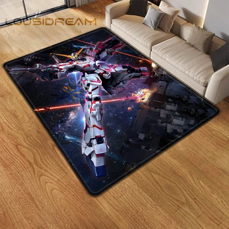 Cartoon Mecha Gouda Carpet Kitchen Mat Entrance Doormat Bedroom Floor Decoration Living Room Carpet Bathroom Anti-slip Rugs