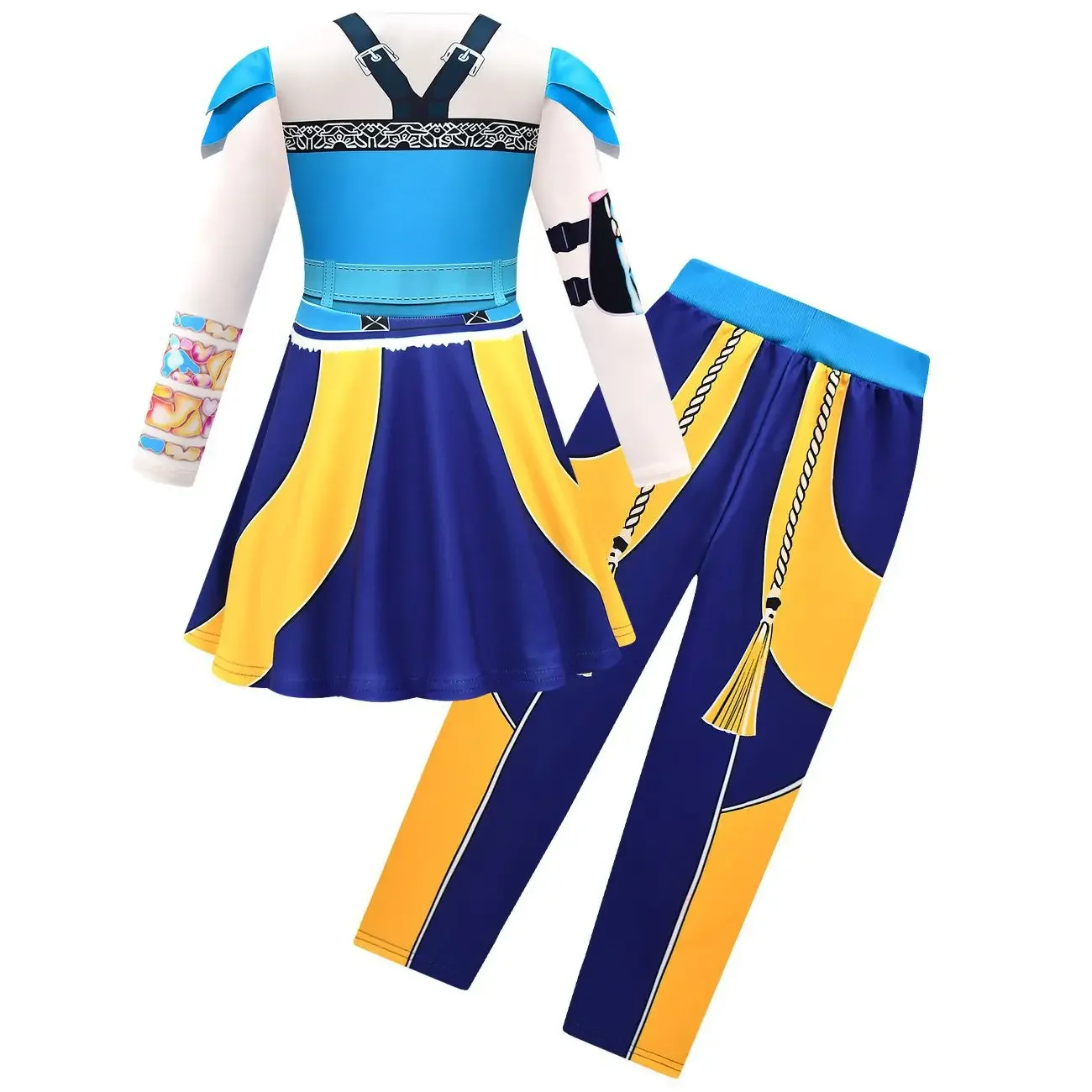 2025 Halloween Enfants Kpop chasseurs de démons Rumi Zoey Mira Cosplay Huntrix Costume perruque pour filles vêtements